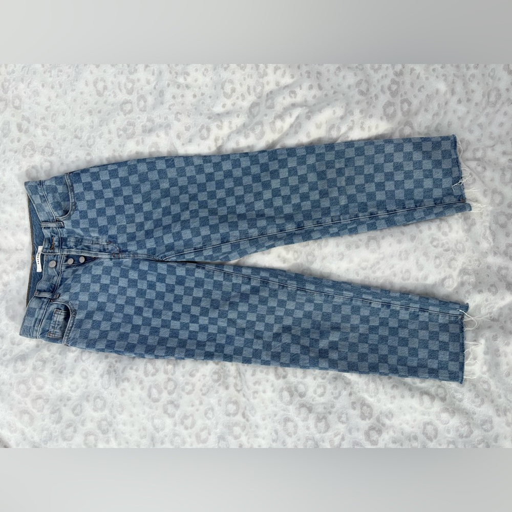 PacSun Checkered Denim Jean